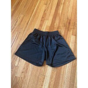 Youth Score Black Polyester Athletic Shorts Size YS